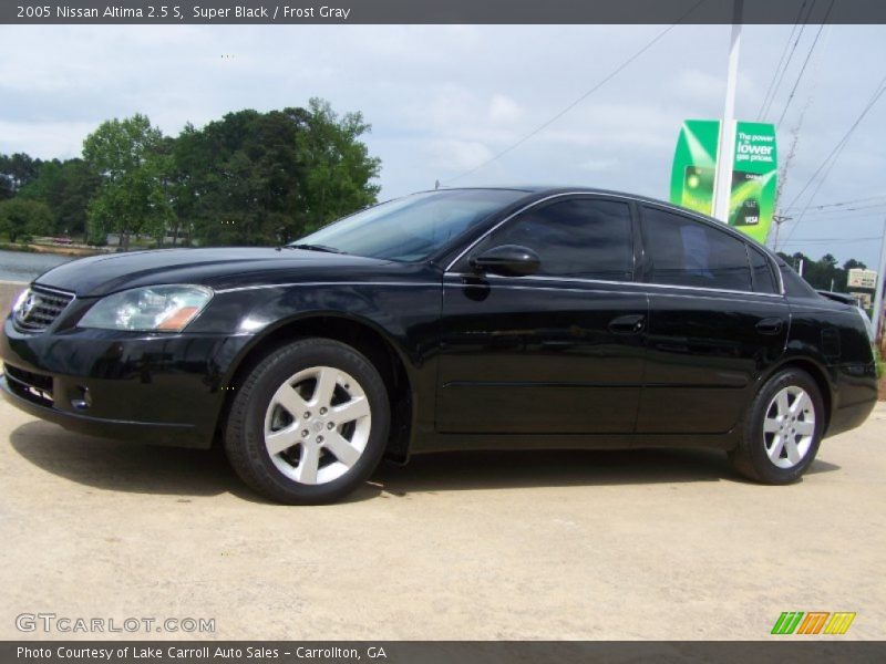 Super Black / Frost Gray 2005 Nissan Altima 2.5 S