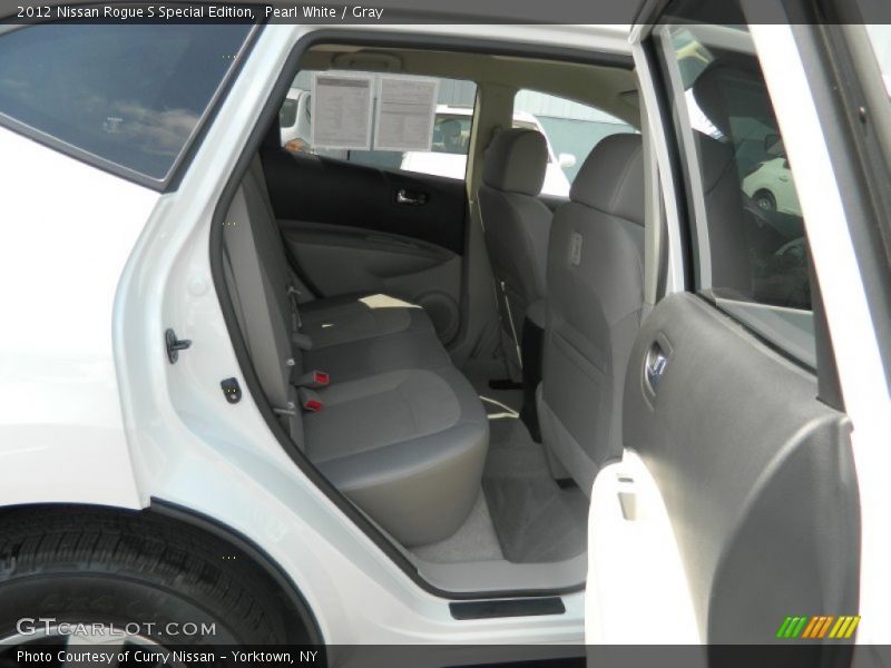 Pearl White / Gray 2012 Nissan Rogue S Special Edition