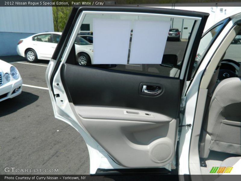 Pearl White / Gray 2012 Nissan Rogue S Special Edition