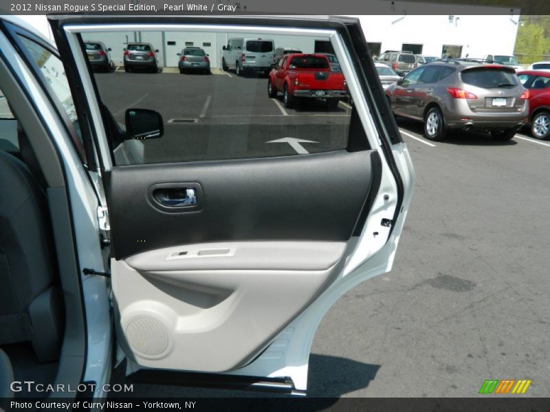 Pearl White / Gray 2012 Nissan Rogue S Special Edition
