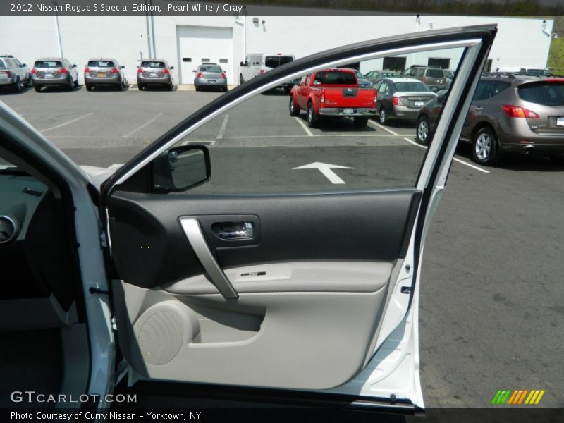 Pearl White / Gray 2012 Nissan Rogue S Special Edition