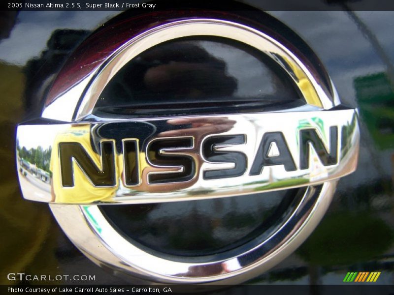 Super Black / Frost Gray 2005 Nissan Altima 2.5 S