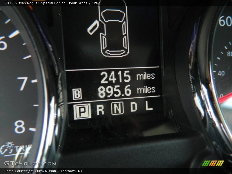 Pearl White / Gray 2012 Nissan Rogue S Special Edition