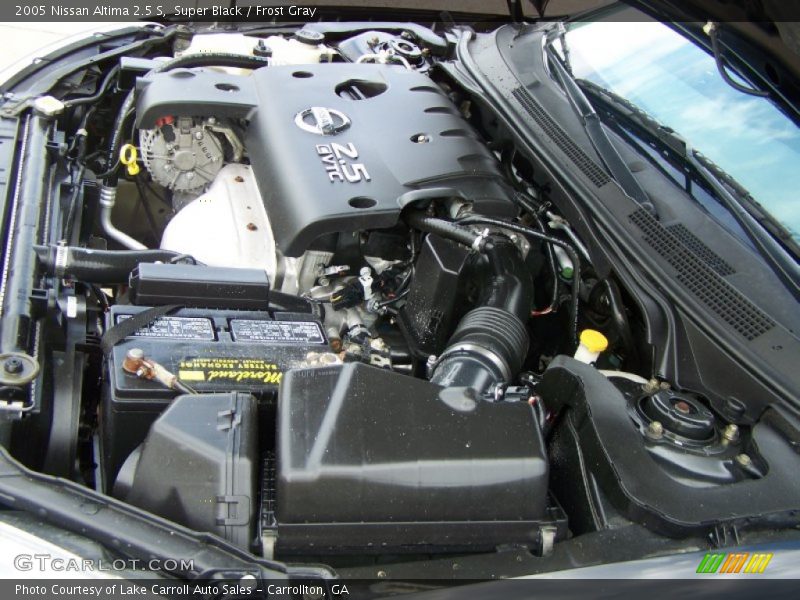 Super Black / Frost Gray 2005 Nissan Altima 2.5 S