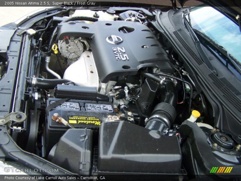 Super Black / Frost Gray 2005 Nissan Altima 2.5 S