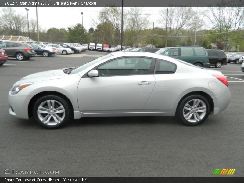 Brilliant Silver / Charcoal 2012 Nissan Altima 2.5 S