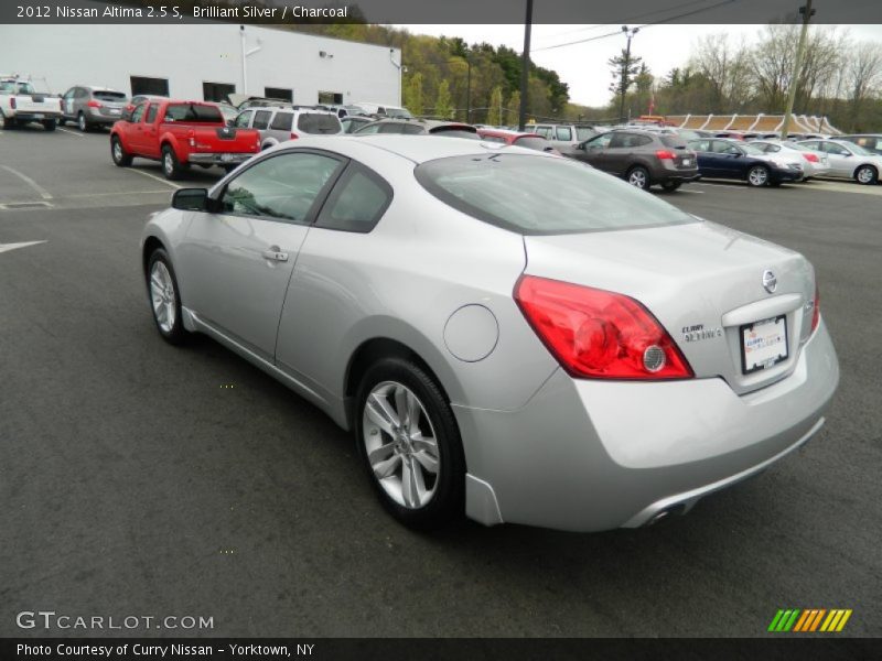 Brilliant Silver / Charcoal 2012 Nissan Altima 2.5 S