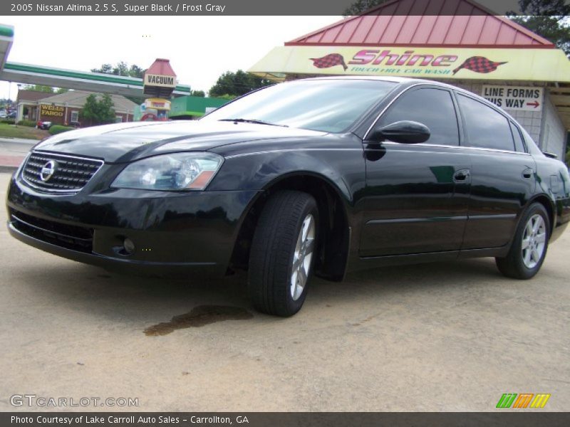 Super Black / Frost Gray 2005 Nissan Altima 2.5 S