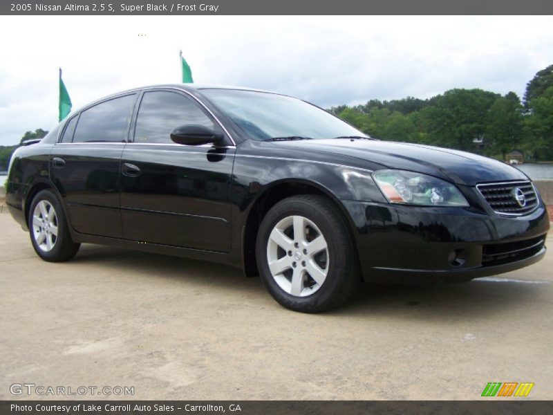 Super Black / Frost Gray 2005 Nissan Altima 2.5 S