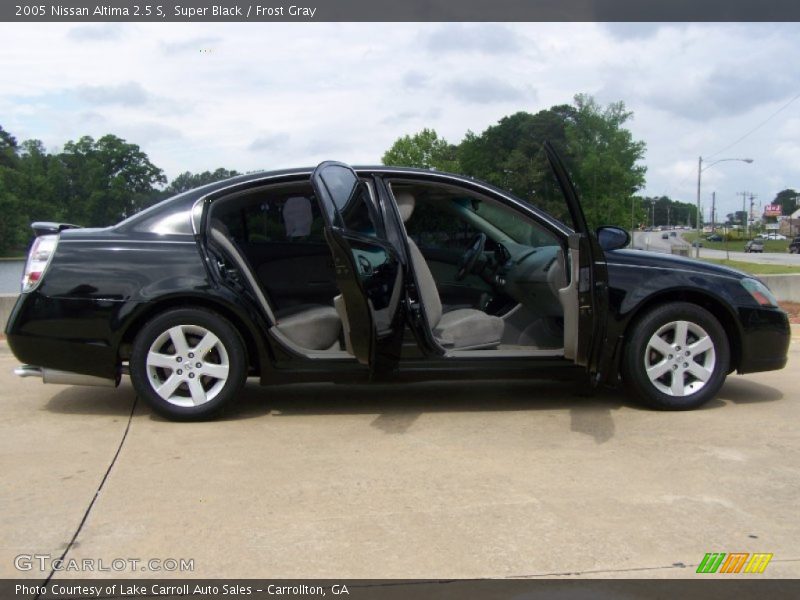 Super Black / Frost Gray 2005 Nissan Altima 2.5 S