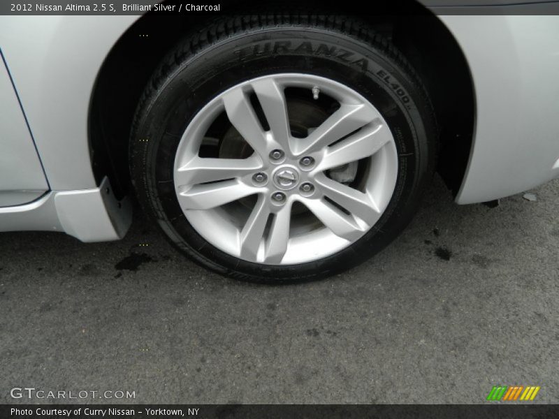Brilliant Silver / Charcoal 2012 Nissan Altima 2.5 S