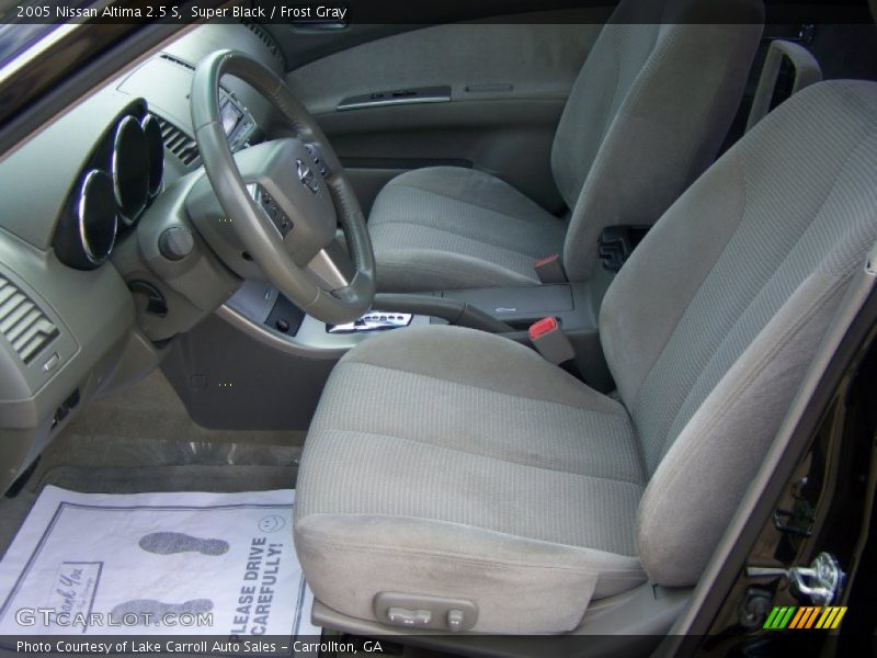 Super Black / Frost Gray 2005 Nissan Altima 2.5 S