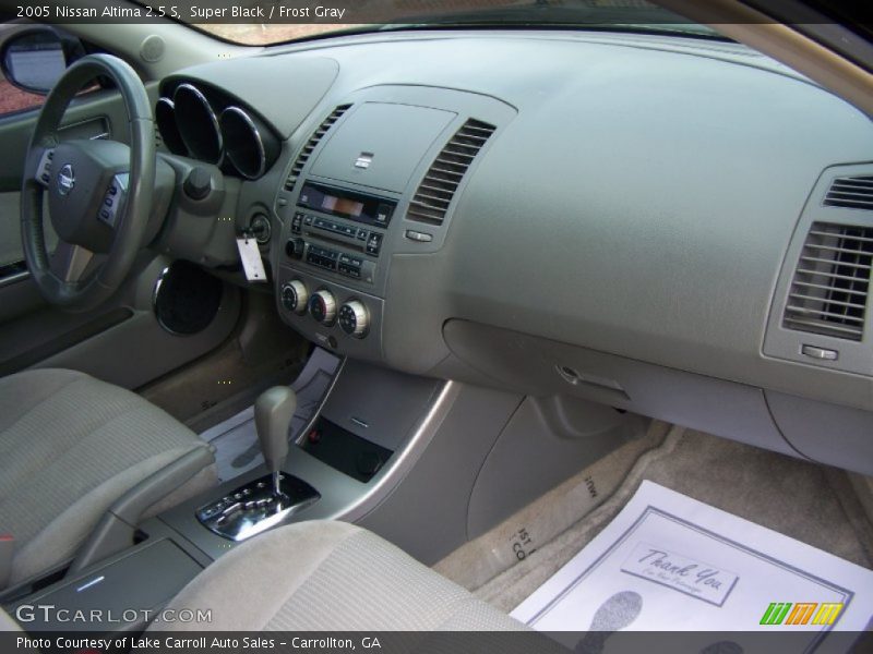 Super Black / Frost Gray 2005 Nissan Altima 2.5 S