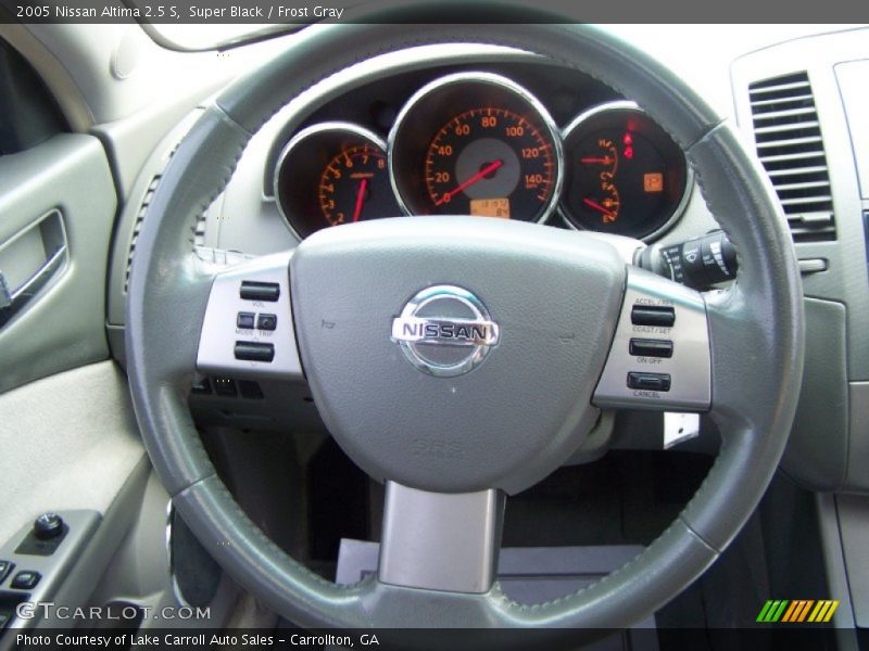 Super Black / Frost Gray 2005 Nissan Altima 2.5 S