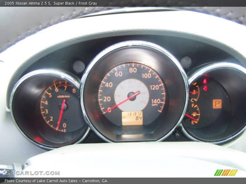 Super Black / Frost Gray 2005 Nissan Altima 2.5 S