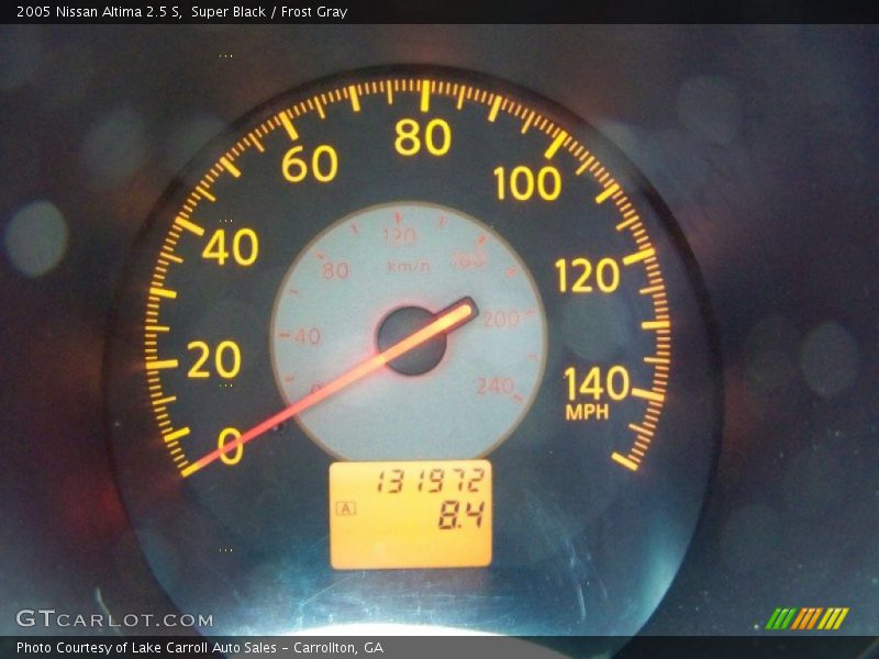 Super Black / Frost Gray 2005 Nissan Altima 2.5 S