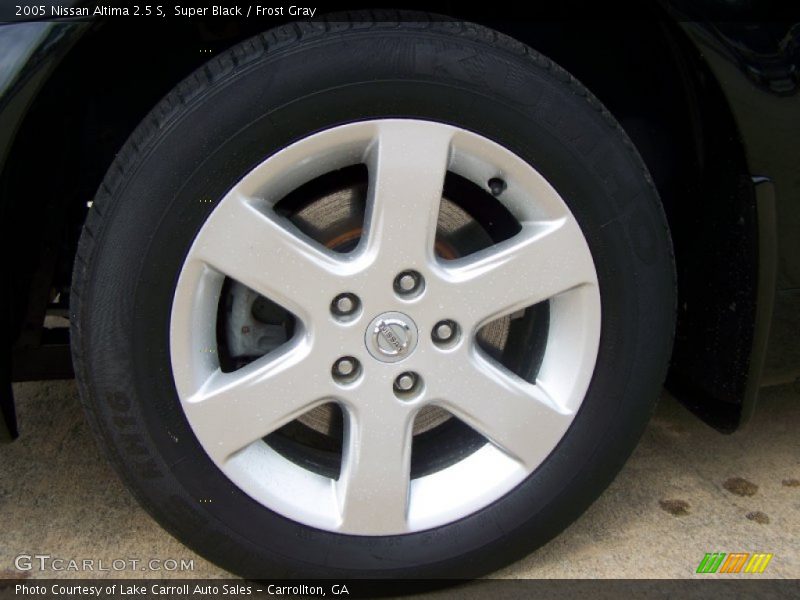 Super Black / Frost Gray 2005 Nissan Altima 2.5 S