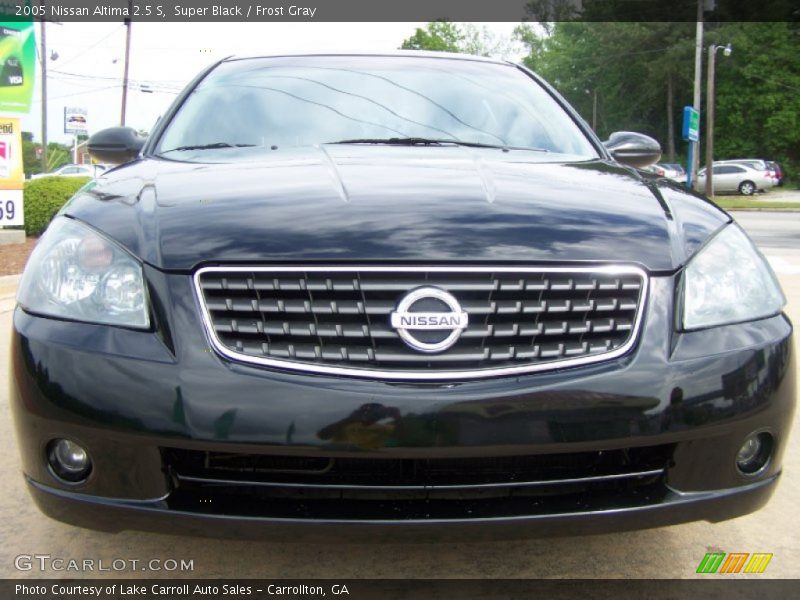 Super Black / Frost Gray 2005 Nissan Altima 2.5 S