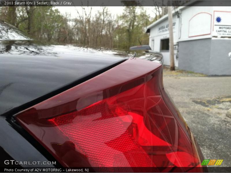 Black / Gray 2003 Saturn ION 3 Sedan