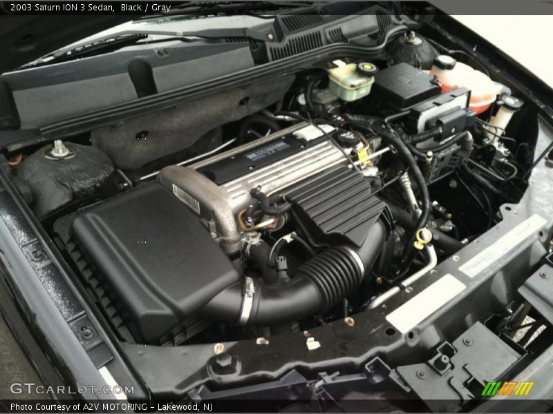 Black / Gray 2003 Saturn ION 3 Sedan