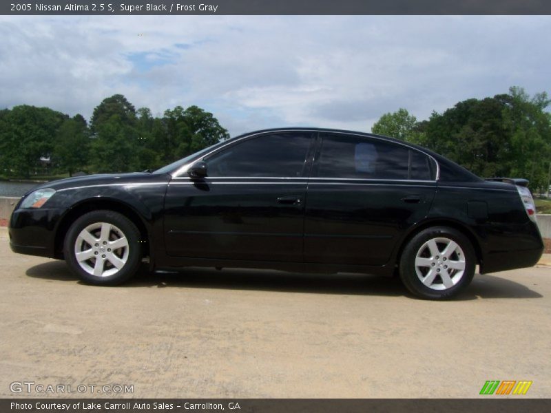 Super Black / Frost Gray 2005 Nissan Altima 2.5 S