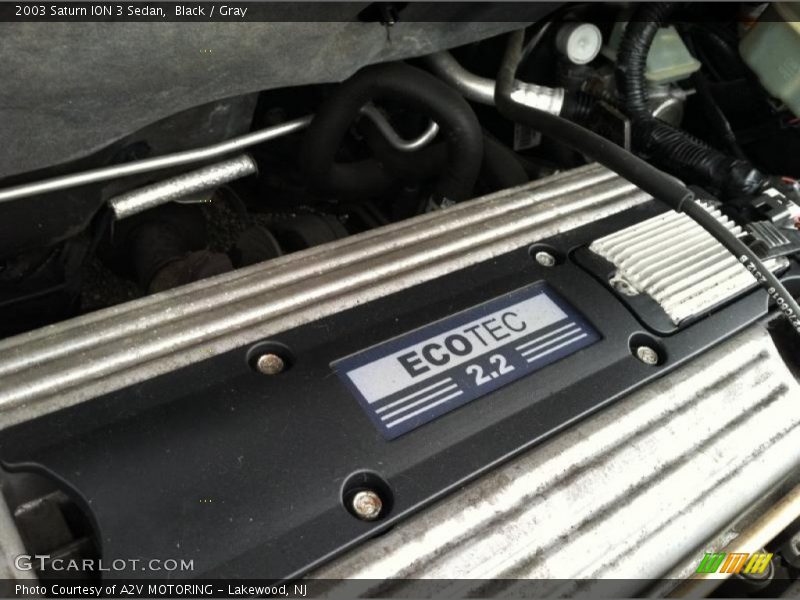 Black / Gray 2003 Saturn ION 3 Sedan