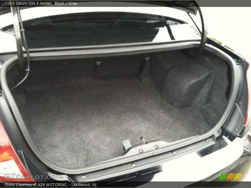 Black / Gray 2003 Saturn ION 3 Sedan