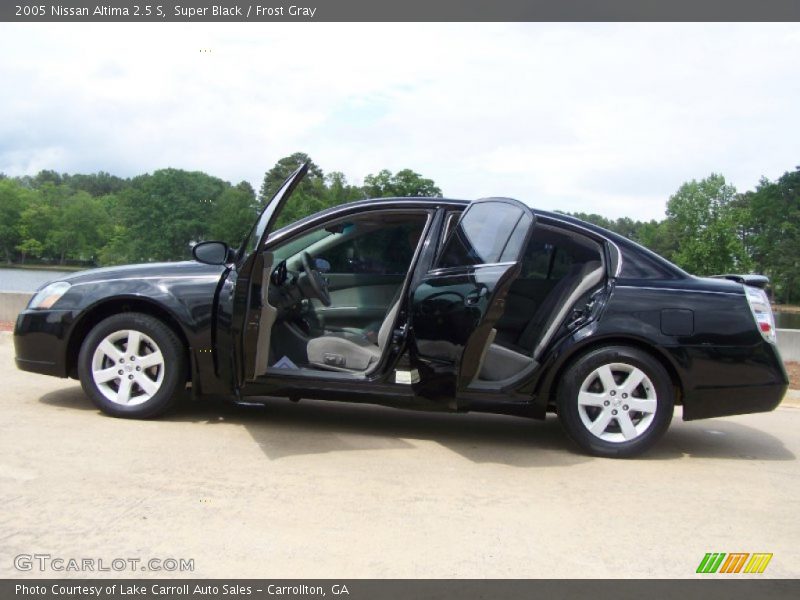 Super Black / Frost Gray 2005 Nissan Altima 2.5 S