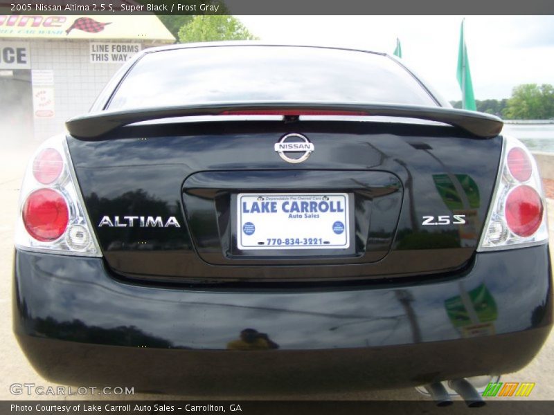 Super Black / Frost Gray 2005 Nissan Altima 2.5 S
