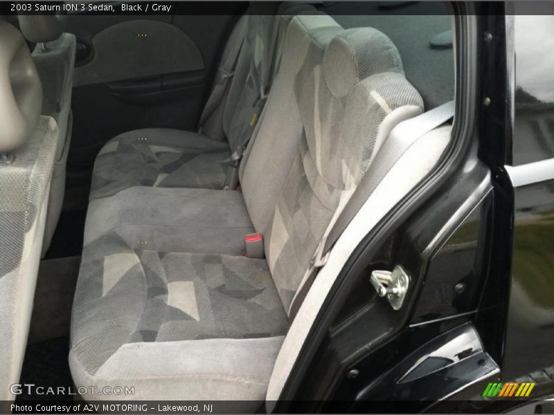 Black / Gray 2003 Saturn ION 3 Sedan