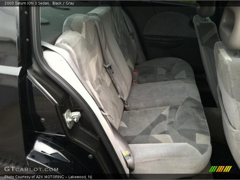 Black / Gray 2003 Saturn ION 3 Sedan