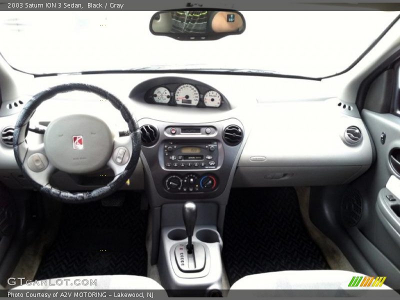 Black / Gray 2003 Saturn ION 3 Sedan