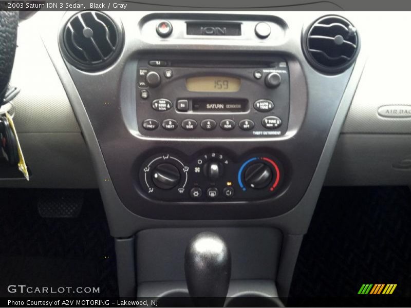 Black / Gray 2003 Saturn ION 3 Sedan