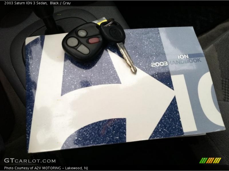 Black / Gray 2003 Saturn ION 3 Sedan