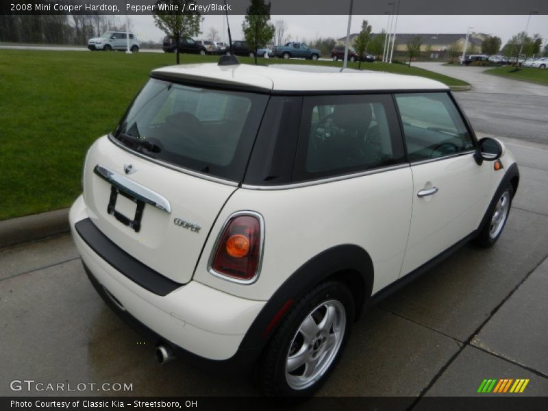 Pepper White / Grey/Black 2008 Mini Cooper Hardtop