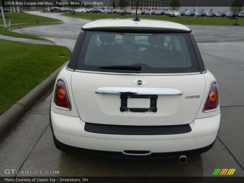 Pepper White / Grey/Black 2008 Mini Cooper Hardtop
