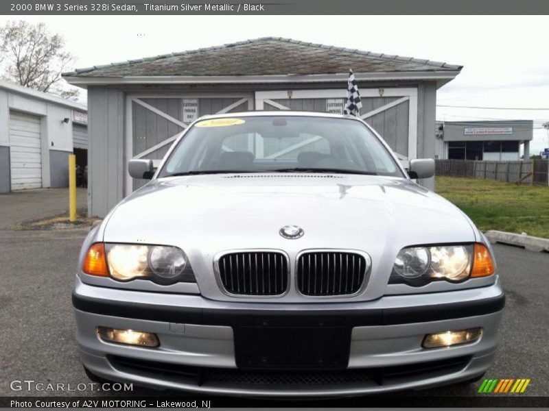 Titanium Silver Metallic / Black 2000 BMW 3 Series 328i Sedan