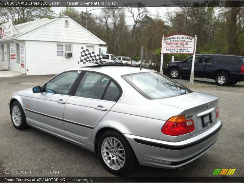 Titanium Silver Metallic / Black 2000 BMW 3 Series 328i Sedan