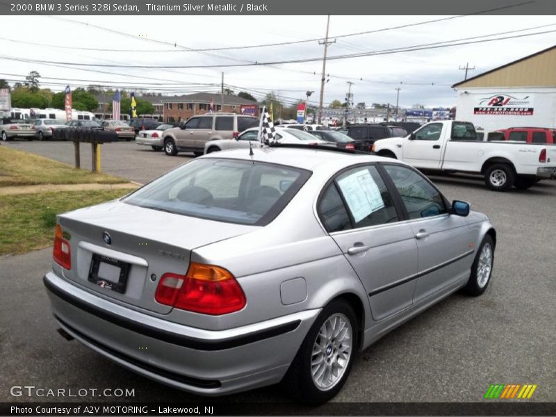 Titanium Silver Metallic / Black 2000 BMW 3 Series 328i Sedan