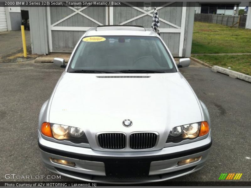 Titanium Silver Metallic / Black 2000 BMW 3 Series 328i Sedan