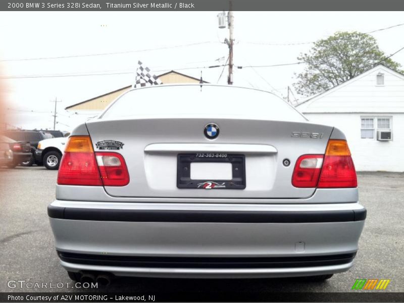 Titanium Silver Metallic / Black 2000 BMW 3 Series 328i Sedan