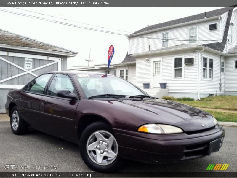 Black Cherry Pearl / Dark Gray 1994 Dodge Intrepid Sedan