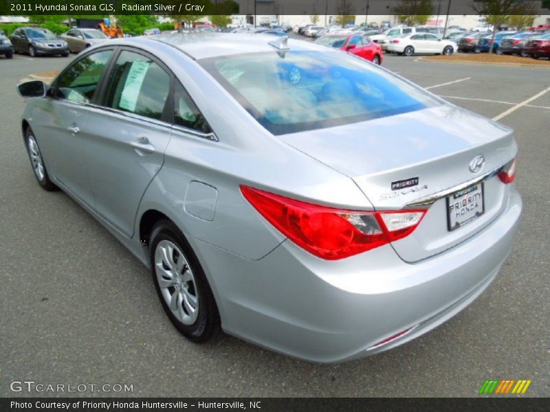 Radiant Silver / Gray 2011 Hyundai Sonata GLS