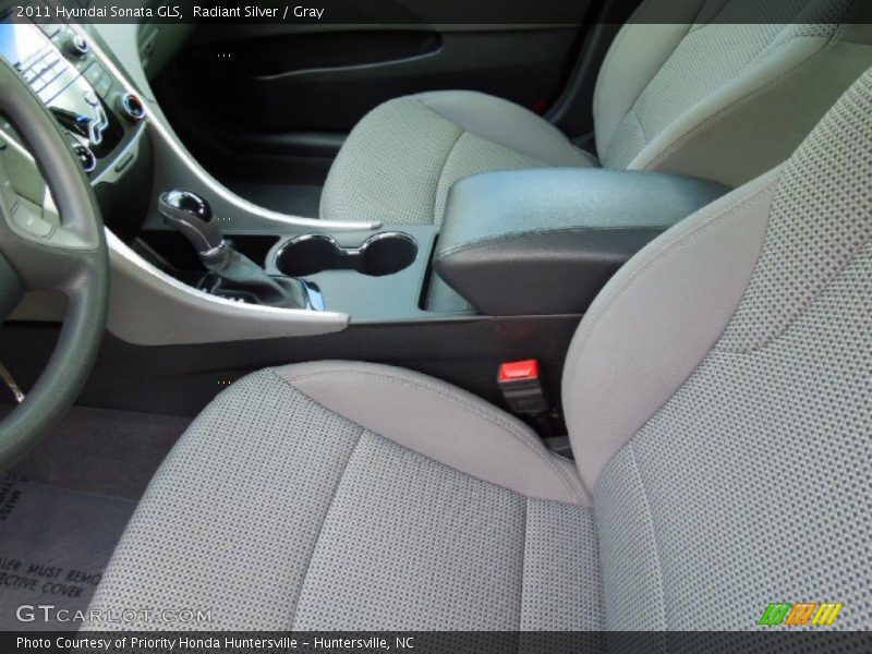 Radiant Silver / Gray 2011 Hyundai Sonata GLS