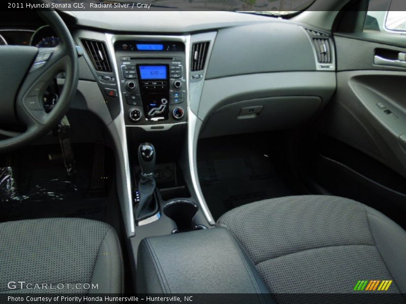 Radiant Silver / Gray 2011 Hyundai Sonata GLS