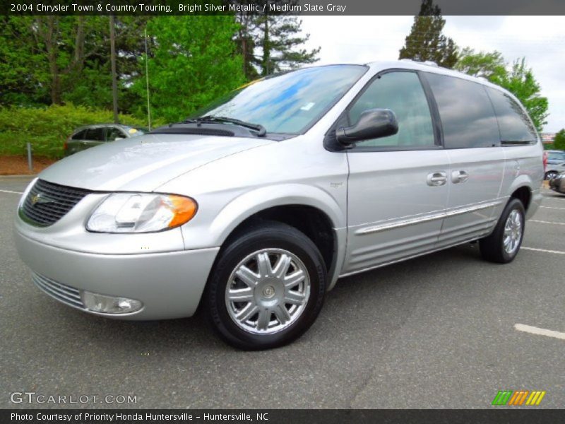 Bright Silver Metallic / Medium Slate Gray 2004 Chrysler Town & Country Touring