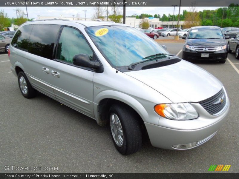 Bright Silver Metallic / Medium Slate Gray 2004 Chrysler Town & Country Touring