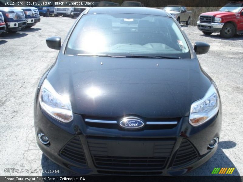 Black / Charcoal Black 2012 Ford Focus SE Sedan