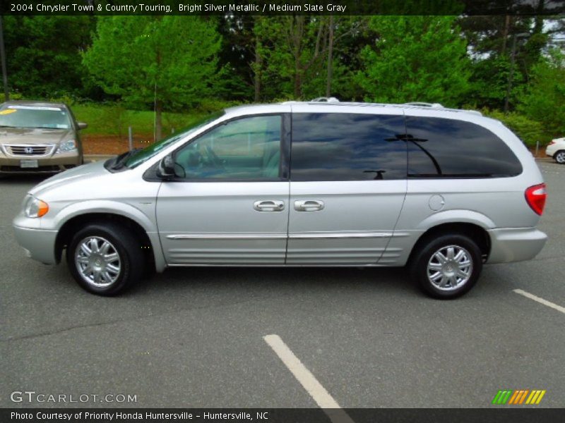 Bright Silver Metallic / Medium Slate Gray 2004 Chrysler Town & Country Touring