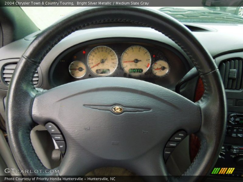 Bright Silver Metallic / Medium Slate Gray 2004 Chrysler Town & Country Touring